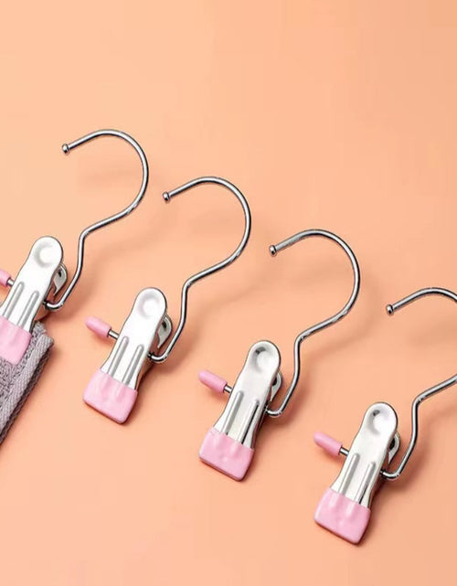 Load image into Gallery viewer, SpaceSaver 360° Rotating Boot Hanger – Portable &amp; Space-Saving Stainless Steel Clip for Closet &amp; Travel
