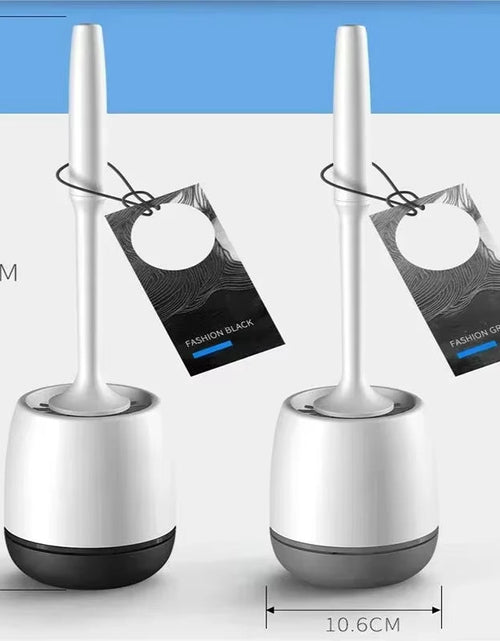 Load image into Gallery viewer, TPR Silicone Head Toilet Brush Wall Mounted Cleaning Brush Long Handle Toilet Brush Bathroom Accessories Sets Tools
